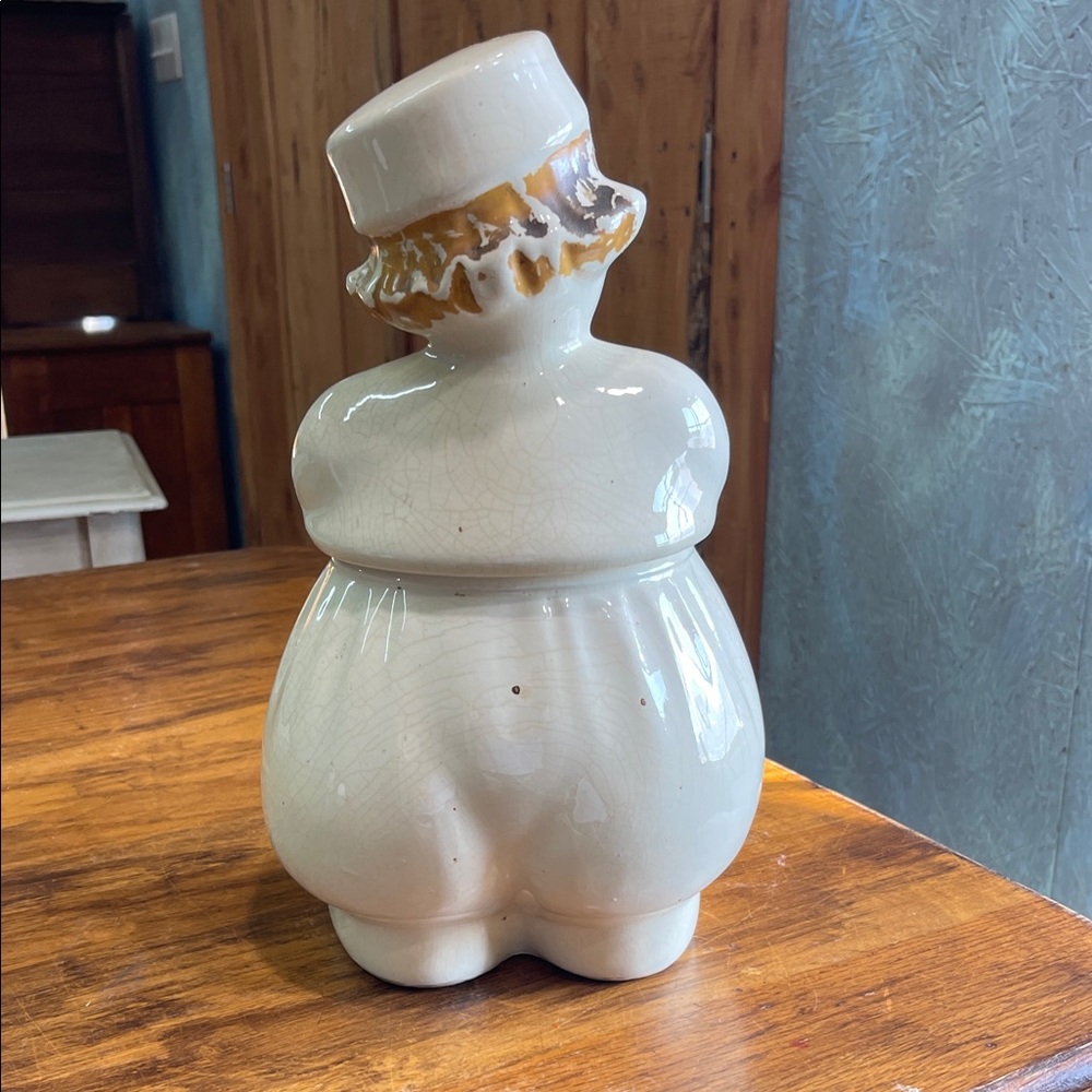 Vintage sailor Cookie Jar - White Ceramic - Picture 2 of 5